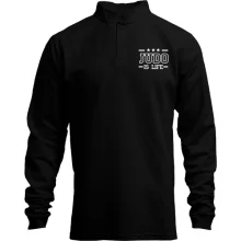 Лонгслів поло зі стійкою Judo is life
