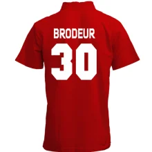 Футболка с воротником стойкой Martin Brodeur
