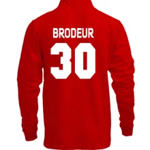 Мужской лонгслив поло со стойкой Martin Brodeur