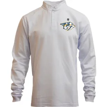 Мужской лонгслив поло со стойкой Nashville Predators