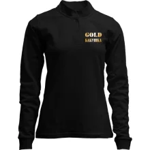 Лонгслив поло со стойкой Gold Бабушка