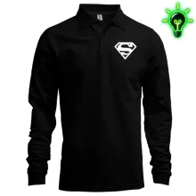 Лонгслив поло Superman (glow)