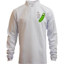 Лонгслив поло со стойкой I'm pickle Rick!