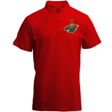 Футболка с воротником стойкой Minnesota Wild