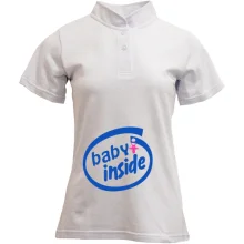 Футболка с воротником стойкой Baby Inside