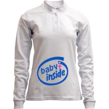 Лонгслив поло со стойкой Baby Inside