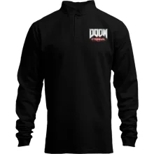 Мужской лонгслив поло со стойкой Doom Eternal