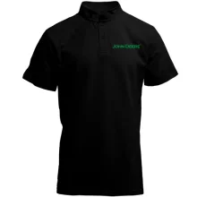 Футболка с воротником стойкой John Deere (надпись)