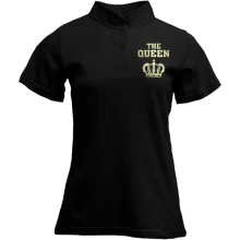 Футболка з коміром стійкою The Queen