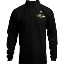 Мужской лонгслив поло со стойкой Baltimore Ravens