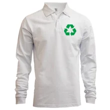 Лонгслив поло Recycle