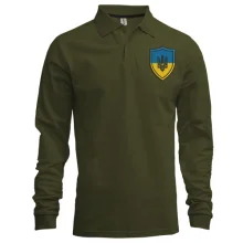 Лонгслив поло Шеврон із Тризубом (Вышивка)