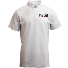 Футболка с воротником стойкой Mass Effect N7
