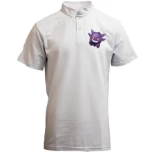 Футболка с воротником стойкой с покемоном Генгар (Gengar)