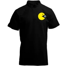 Футболка с воротником стойкой Pacman