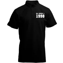Футболка с воротником стойкой На земле с 1998