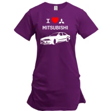 Туника I love mitsubishi