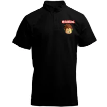 Футболка с воротником стойкой Roblox face (2)