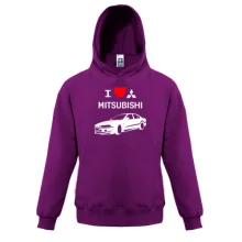 Дитяча толстовка I love mitsubishi
