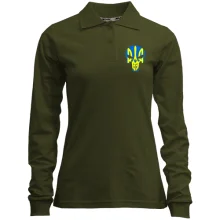 Лонгслив поло "Череп с гербом"
