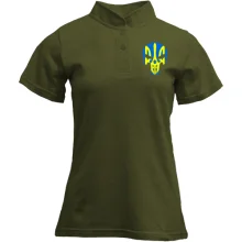 Футболка з коміром стійкою "Череп з гербом"