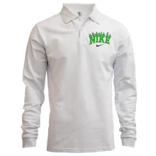 Лонгслив поло с лого Nike в пламени