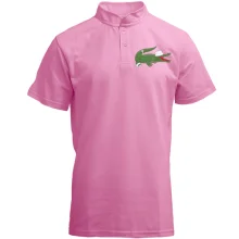 Футболка з коміром стійкою "Стильний Lacoste"