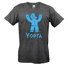 Футболка з печивом і написом Yopta