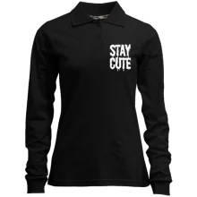 Лонгслив поло stay cute