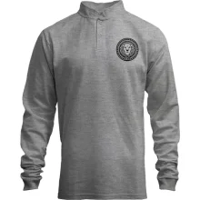 Мужской лонгслив поло со стойкой Black Star Wear