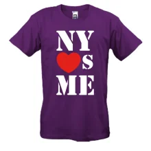 Футболка с надписью New york loves me