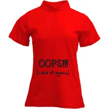 Футболка з коміром стійкою OOPS!