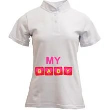 Футболка з коміром стійкою My baby (дівчинка)