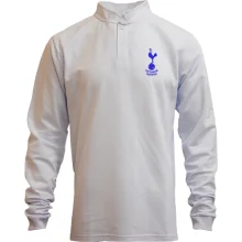 Мужской лонгслив поло со стойкой Tottenham Hotspur Club (Вышивка)