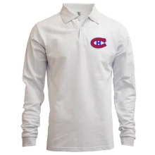 Лонгслив поло Montreal Canadiens с вышитой эмблемой (Вышивка)