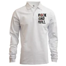 Лонгслив поло Rock And Roll (Рок группы)