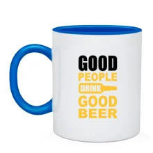 Чашка Good People Drink Good Beer