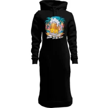 Худи платье Drink Beer and be Sexy
