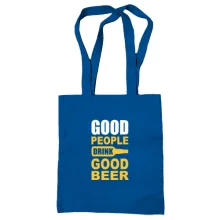 Сумка шоппер Good People Drink Good Beer