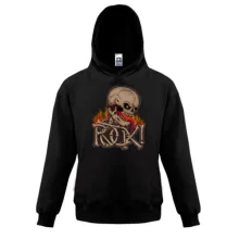 Дитяча толстовка c черепом і написом ROCK