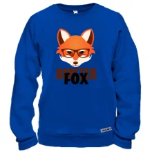Свитшот с лисицей Hipster Fox
