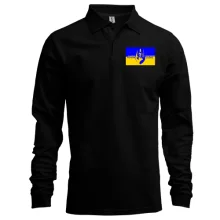 Лонгслів поло Слава Україні (з силуетом козака)