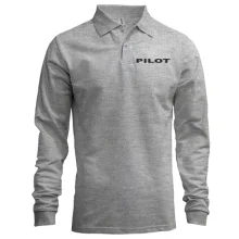 Чоловічий лонгслів поло Pilot