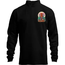 Лонгслив поло со стойкой SWAG.