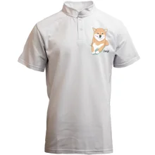 Футболка с воротником стойкой Corgi