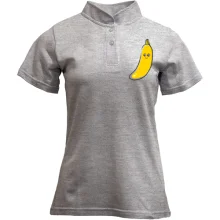 Футболка с воротником стойкой Cute Banana