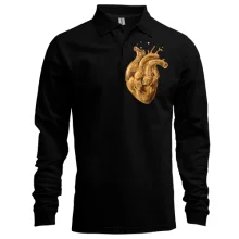 Чоловічий лонгслів поло Golden Heart