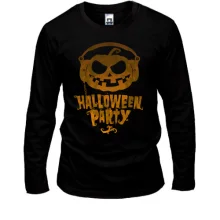 Лонгслив с надписью Halloween Party