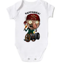 Детское боди с пиратом Каррамба!