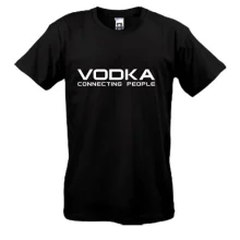 Мужская футболка Vodka connecting people 2